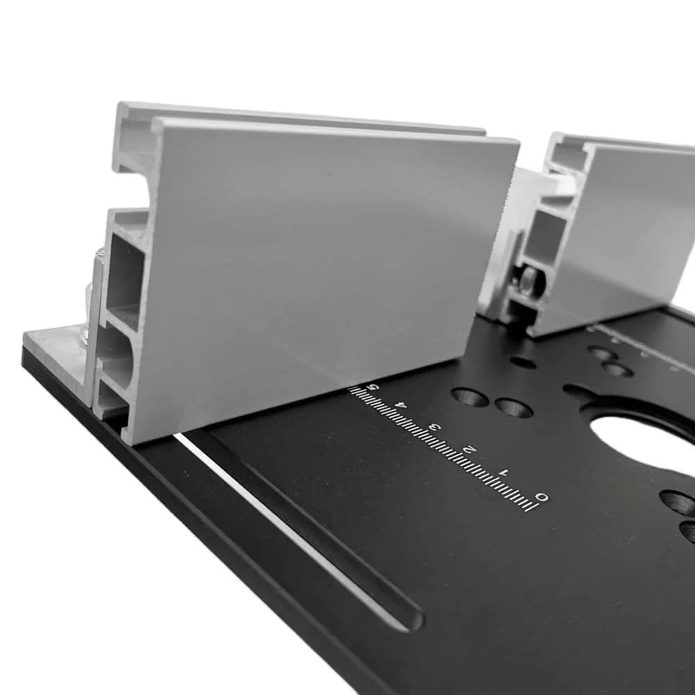 Aluminum Router Table Insert Plate with Miter Slot