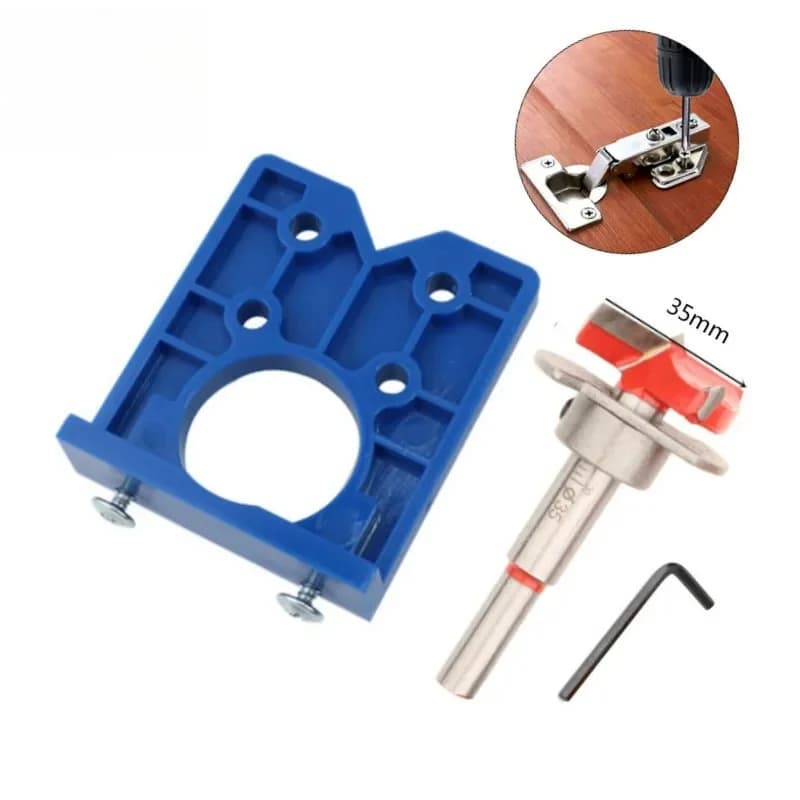 35mm Concealed Hinge Drilling Jig With Bit