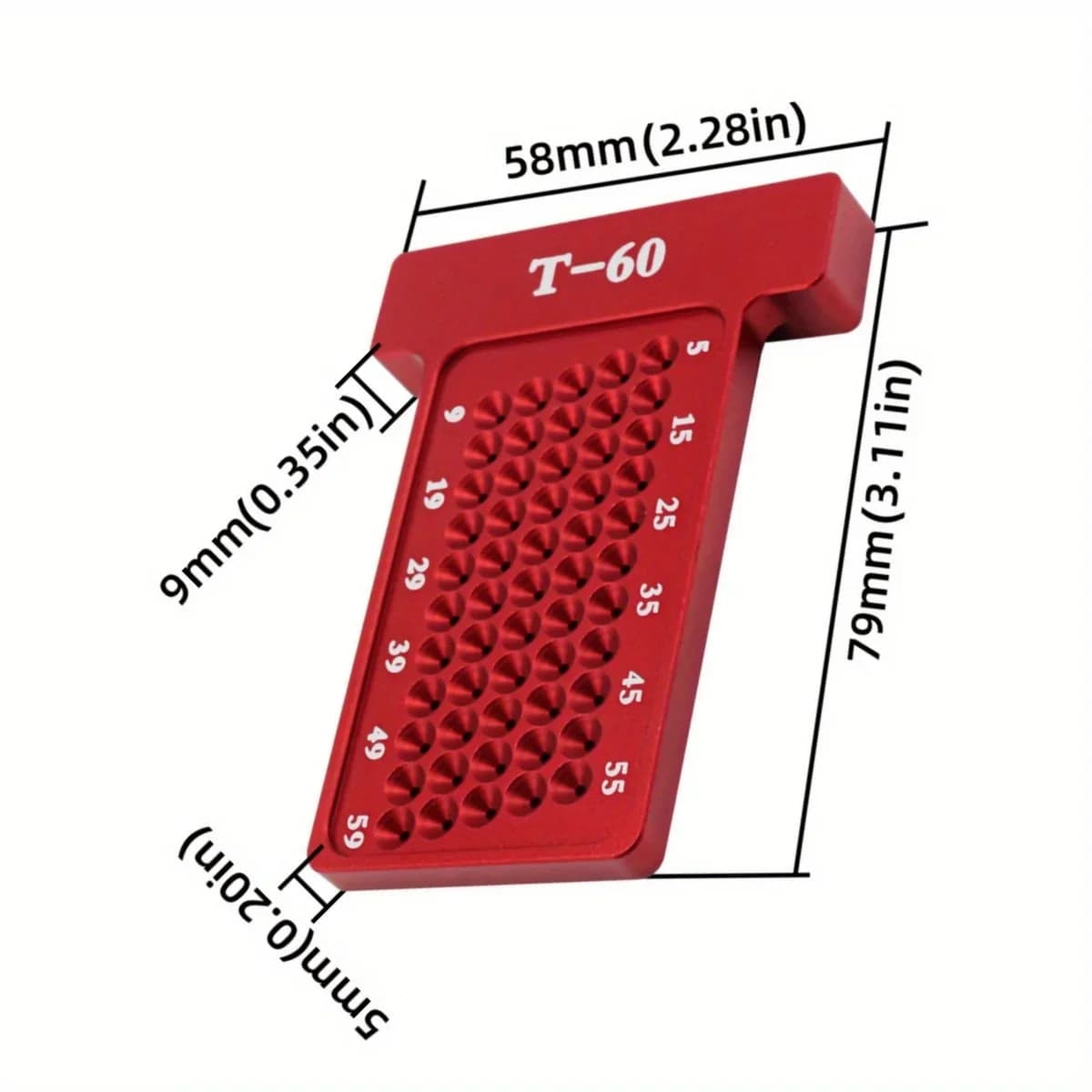 Aluminum T-Square Scribing Gauge and Right Angle Ruler