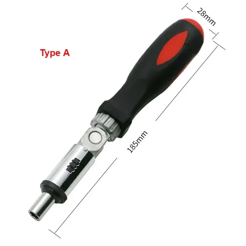 Multi-Function Ratchet Screwdriver 1/4 Inch Hex
