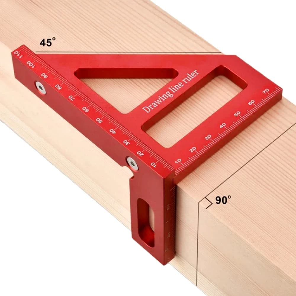 Aluminum Multi-Angle Measuring Ruler Protractor