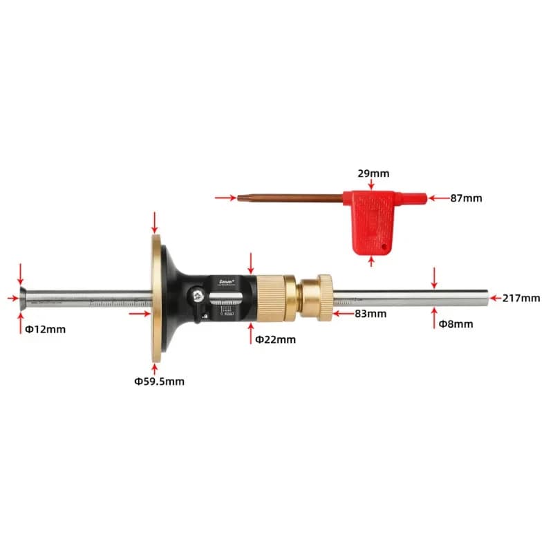 Aluminum Dovetail Jig and Marking Gauge Set