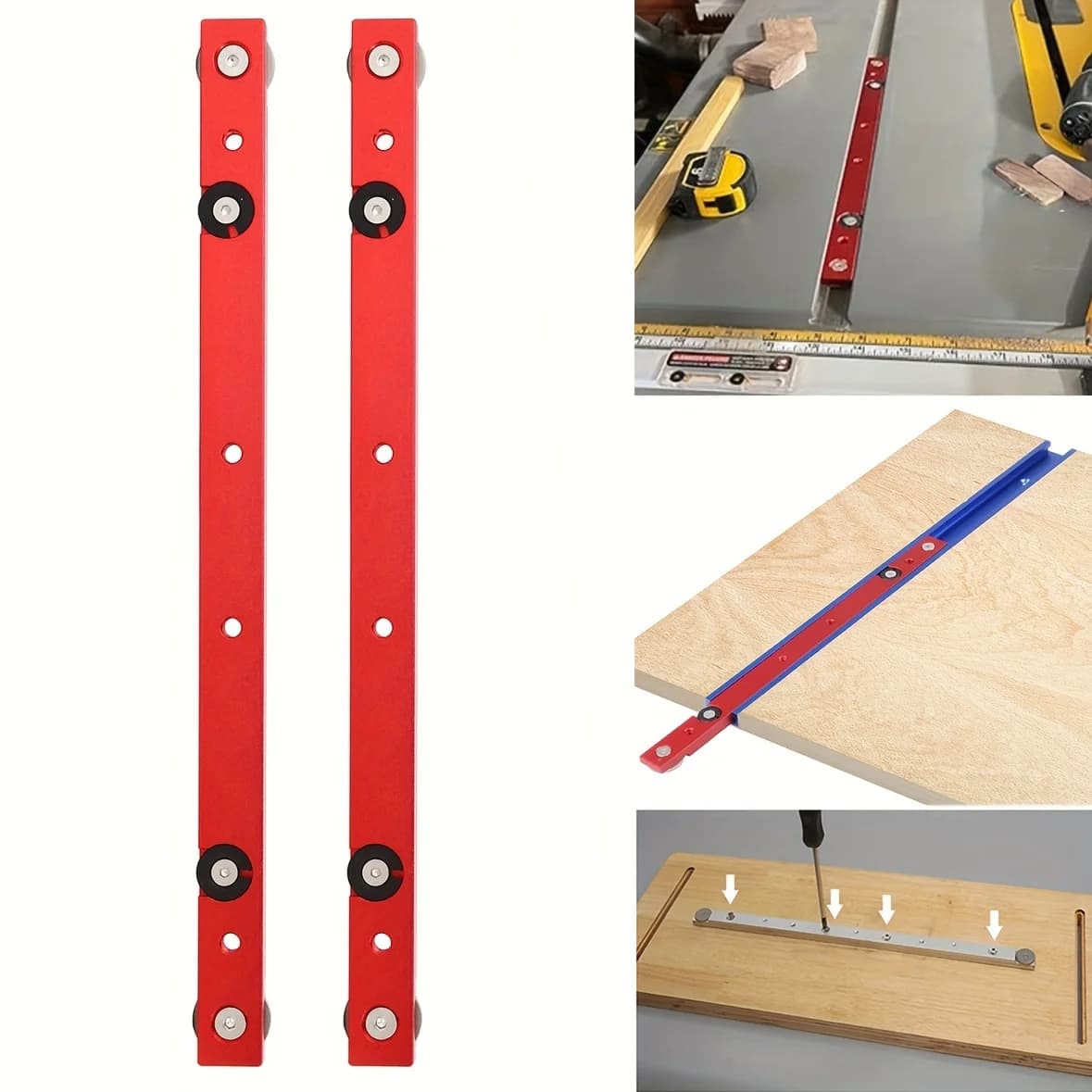 Aluminum T-Slot Miter Bar Slider, 300/450mm