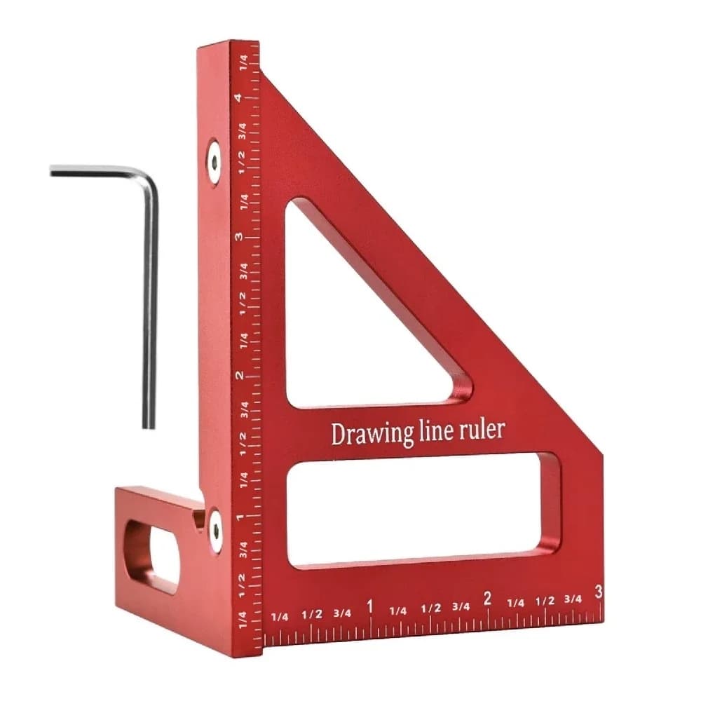 Aluminum Multi-Angle Measuring Ruler Protractor