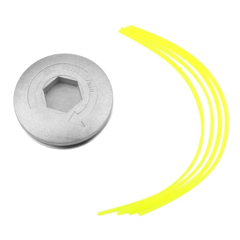 Universal Aluminum Grass Trimmer Head Silver
