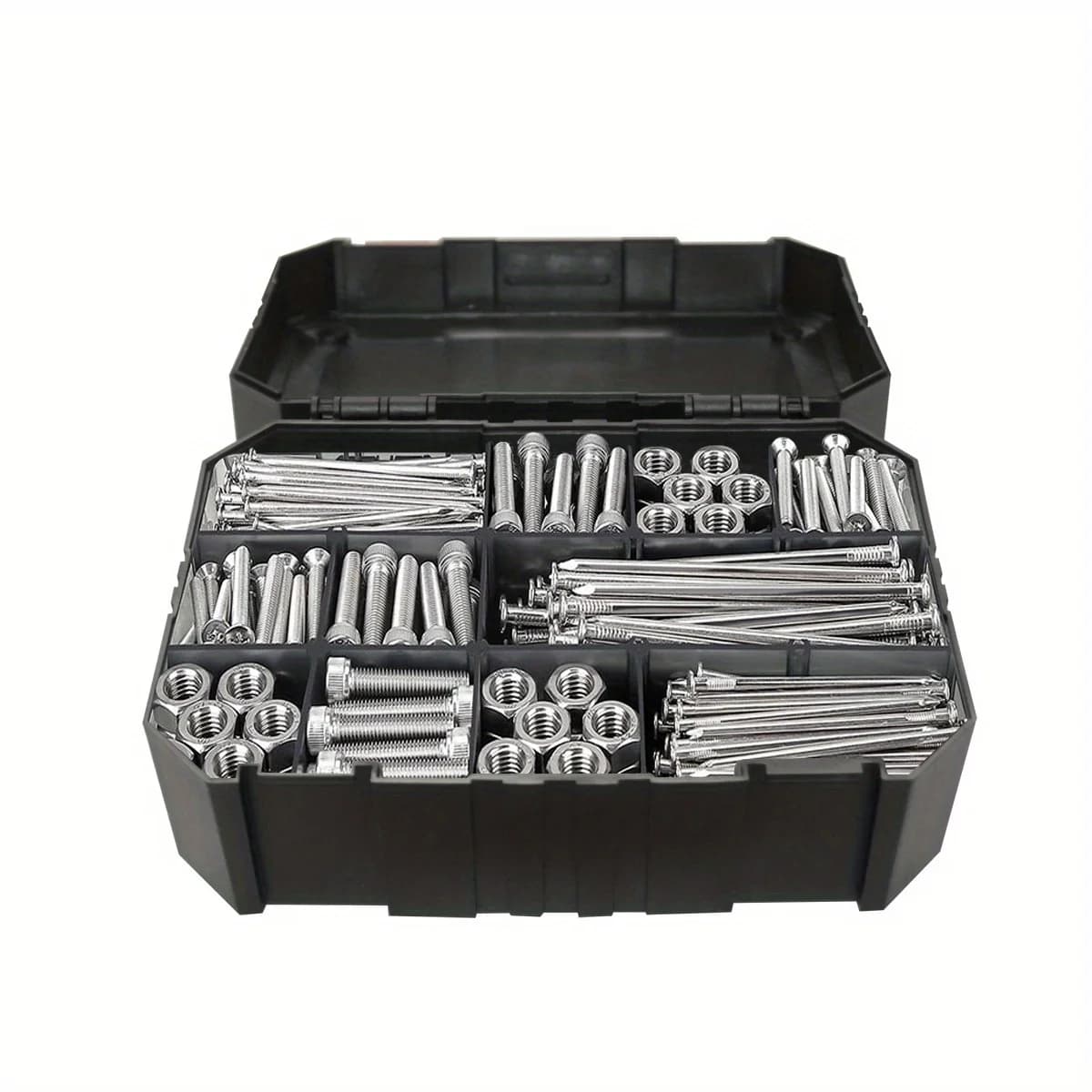 Small Plastic Hardware Storage Box for Tools and Accessories