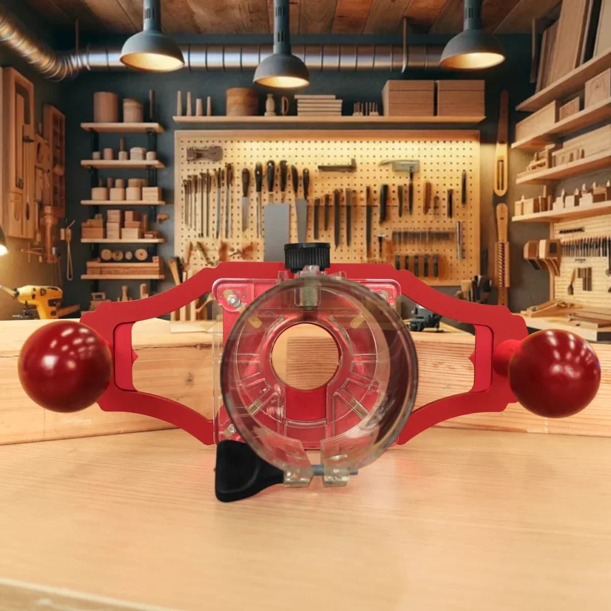 Handheld Aluminum Router Milling Groove Bracket Base