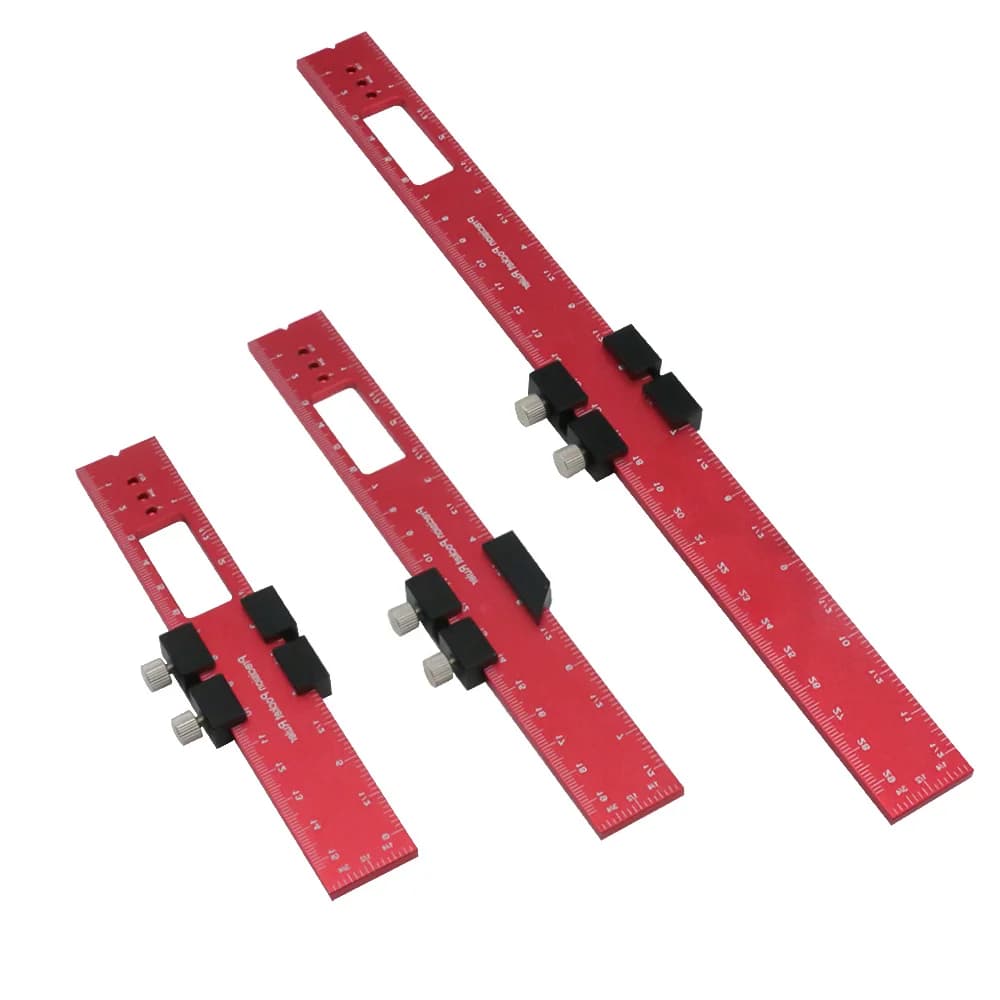 Precision Pocket Ruler With T-Track Slide Stops