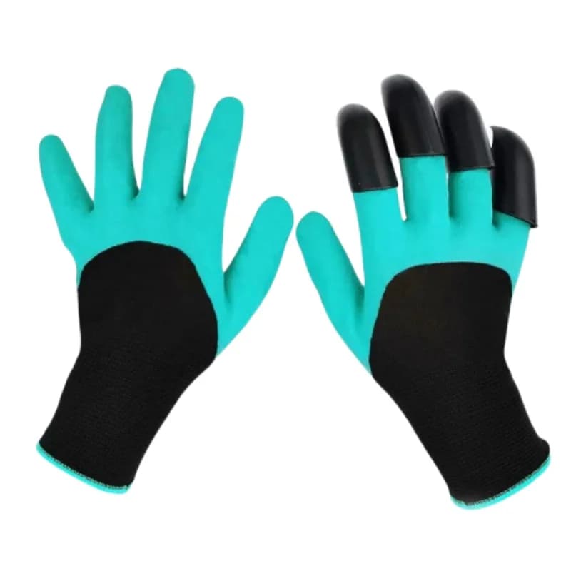 Gardening Gloves with Built-in Claws for Digging