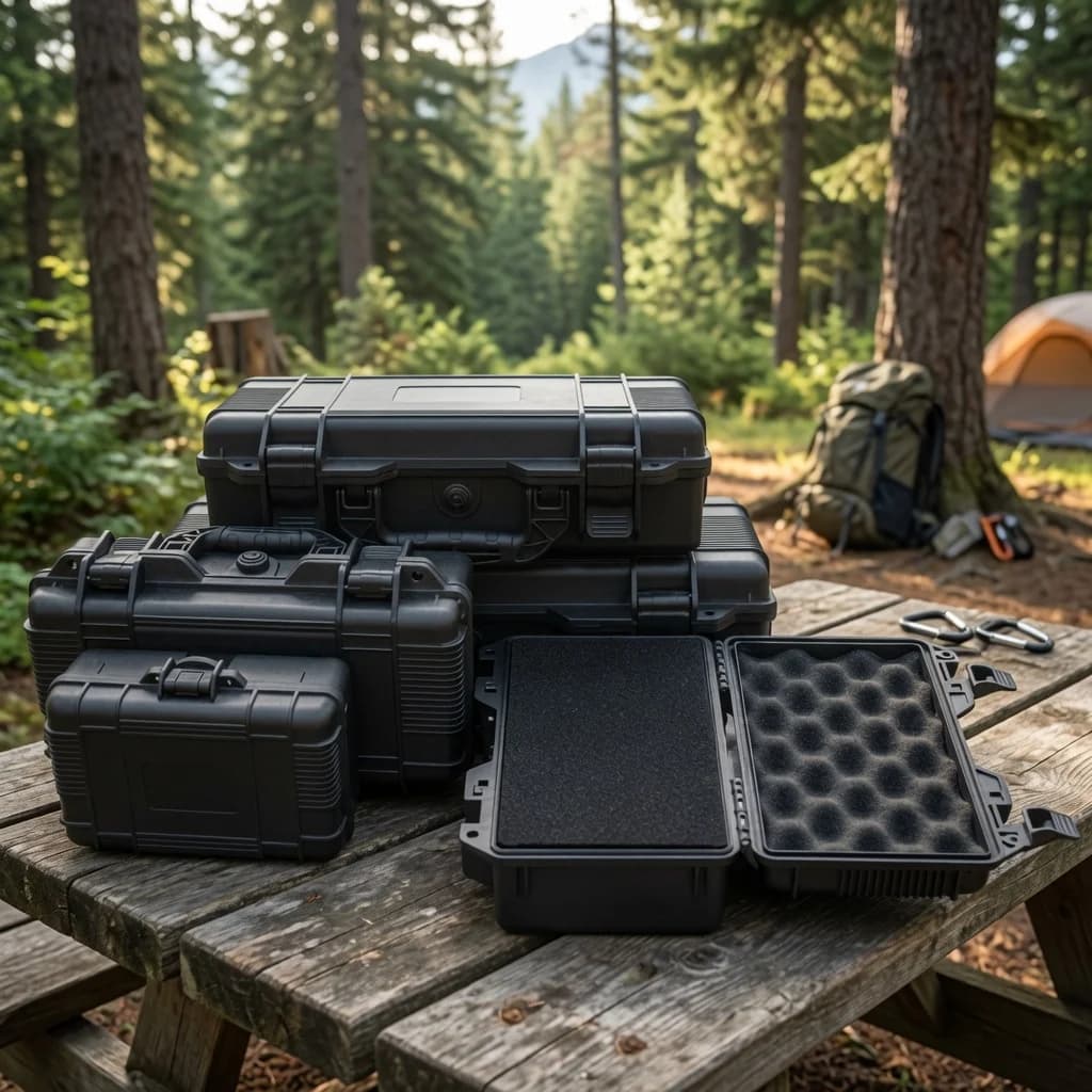 Rugged Waterproof Hard Carry Case with Foam Interior