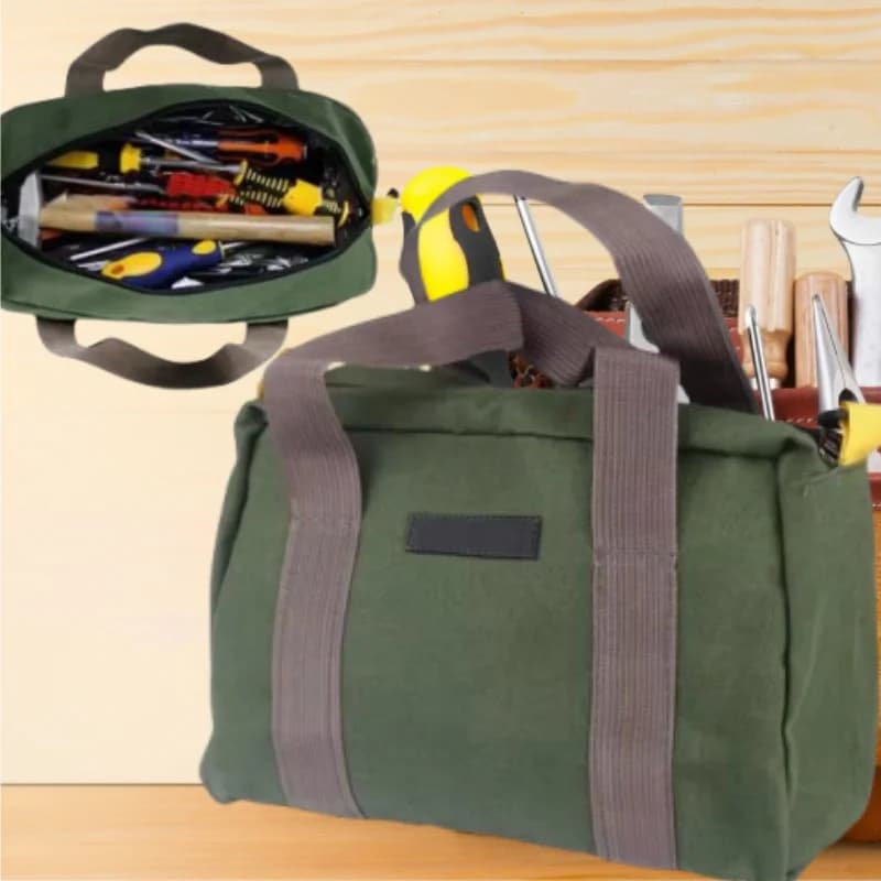 Large Waterproof Canvas Tool Storage Bag