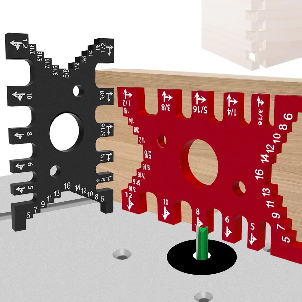 Precision Metric/Inch Dovetail Jig Gauge