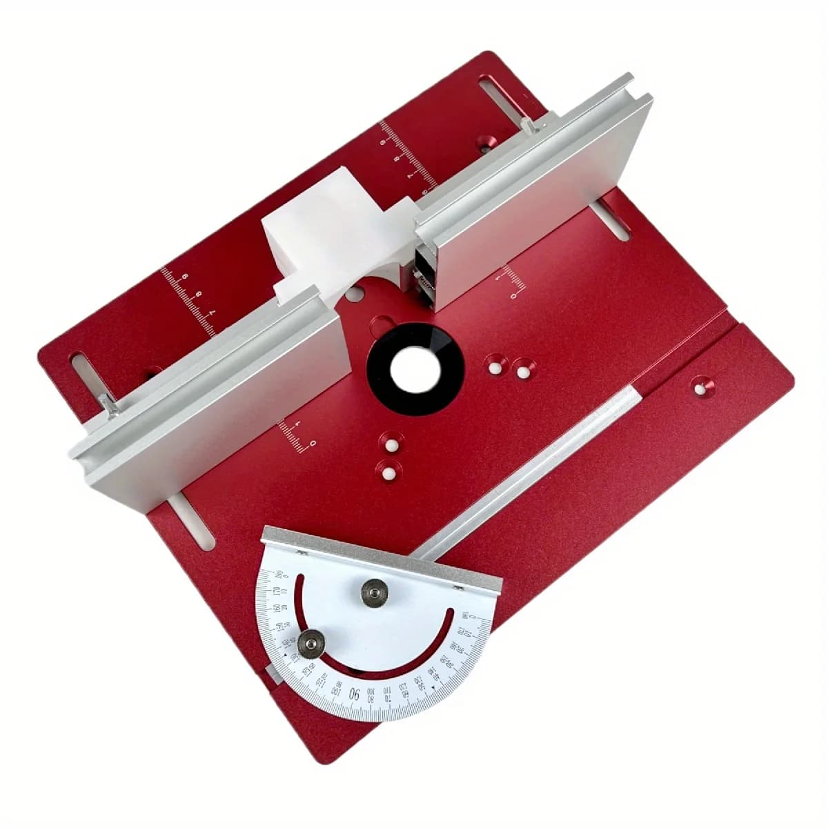 Aluminum Router Table Insert Plate with Sliding Brackets