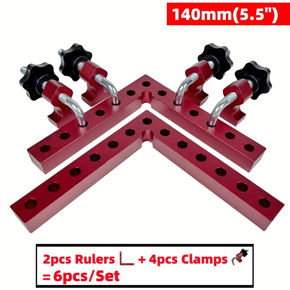 90-Degree Right Angle Corner Clamps for Woodworking