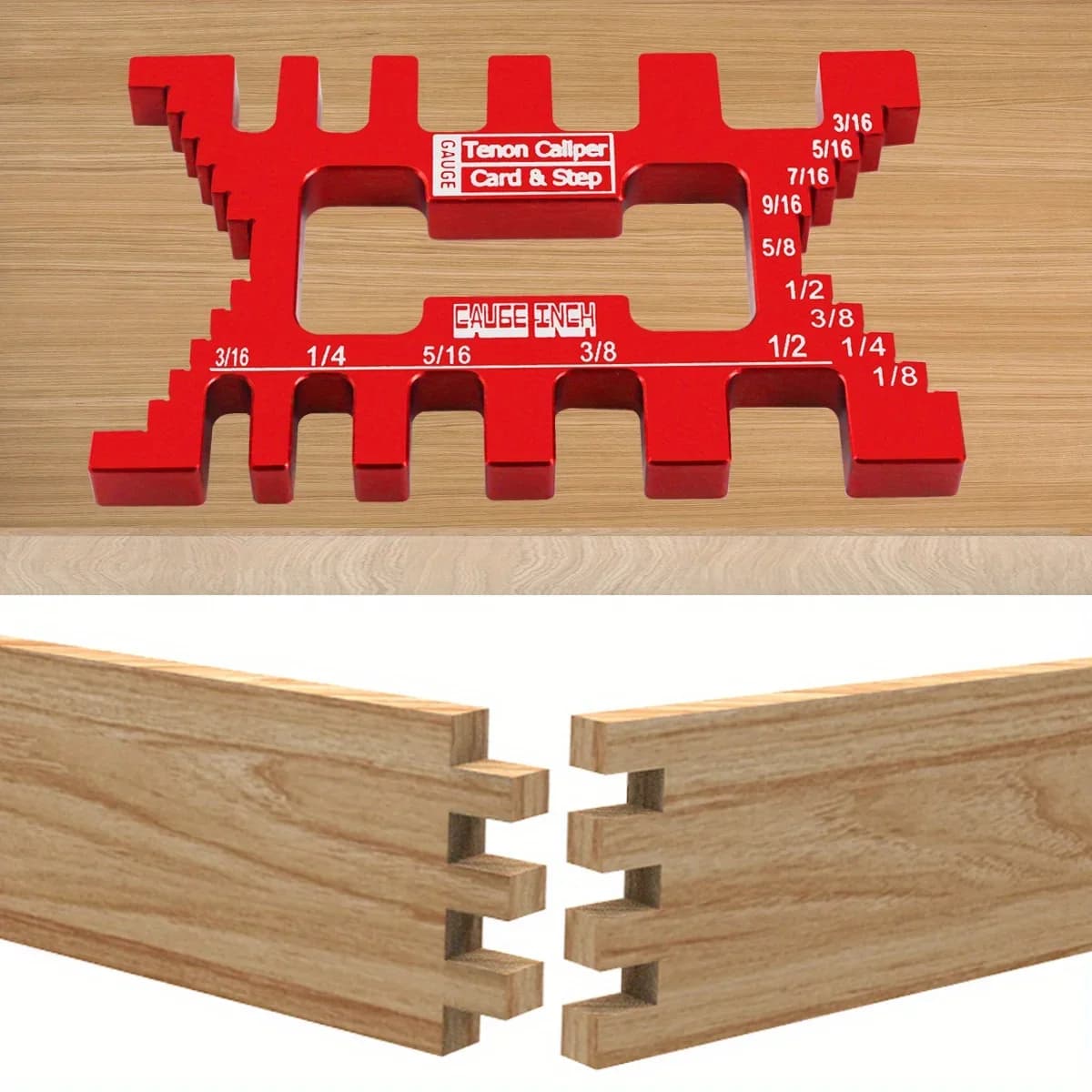 Precision Tenon Gaps Gauge Metric and Inch