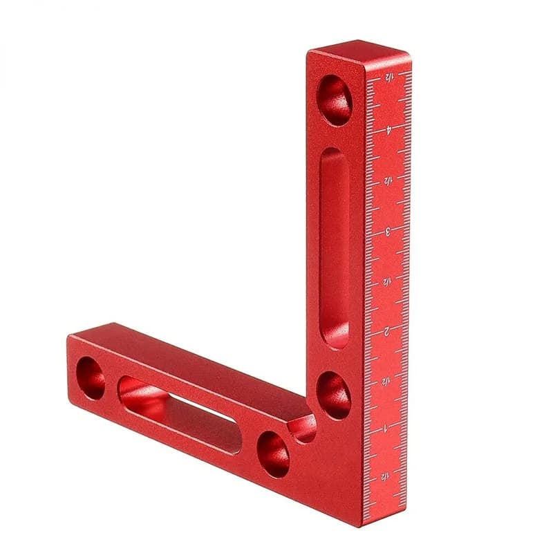 Aluminum 90-Degree Positioning Square with Scale
