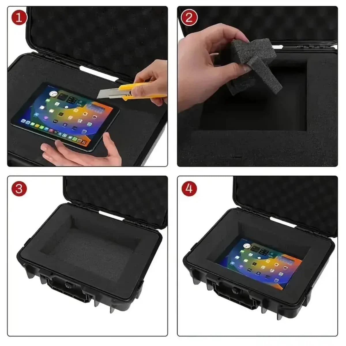 Waterproof Hard Carry Case with Shoulder Strap