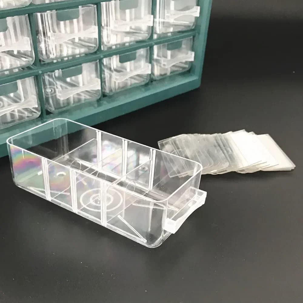 25 Grid Wall-Mounted Screw Parts Storage Box