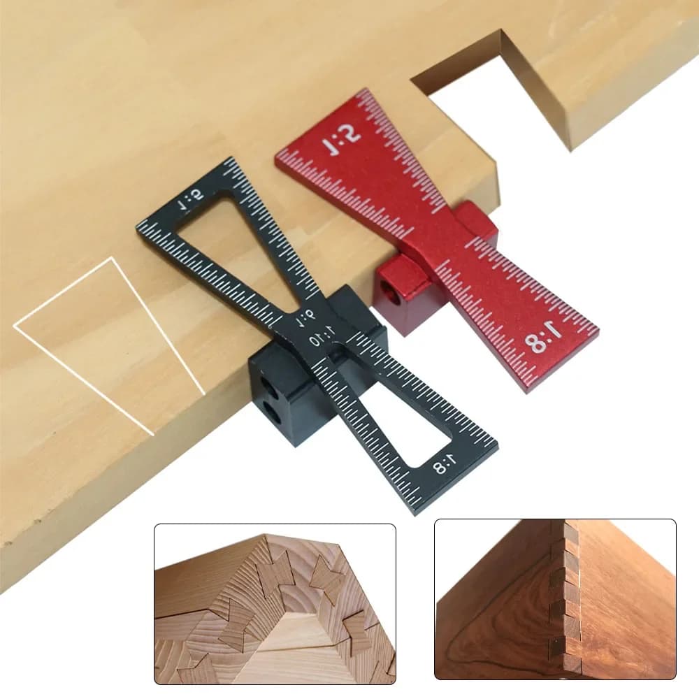 Aluminum Dovetail Marking Template Guide Set