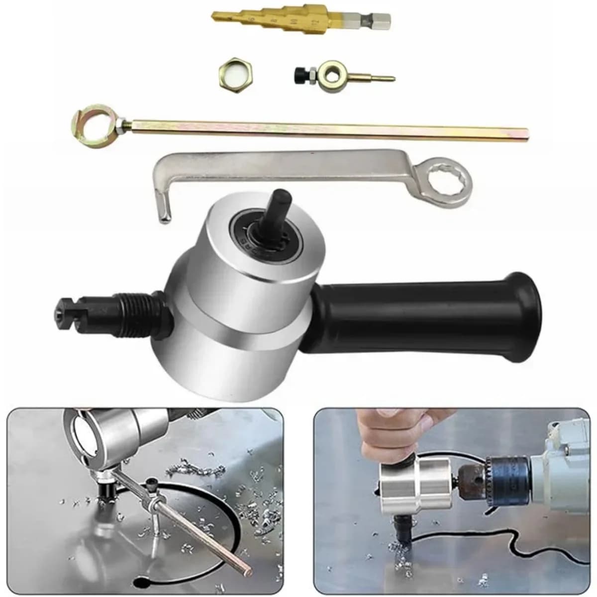 Electric Drill Sheet Metal Nibbler Cutter Attachment