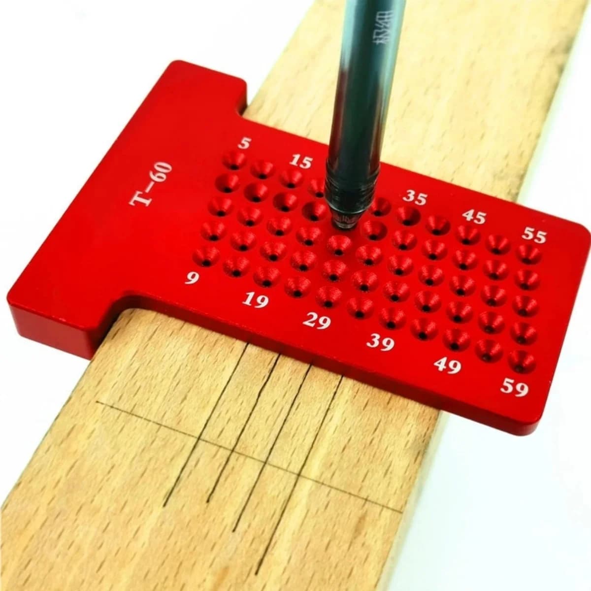 60mm T-Square Scribing Ruler and Marking Gauge