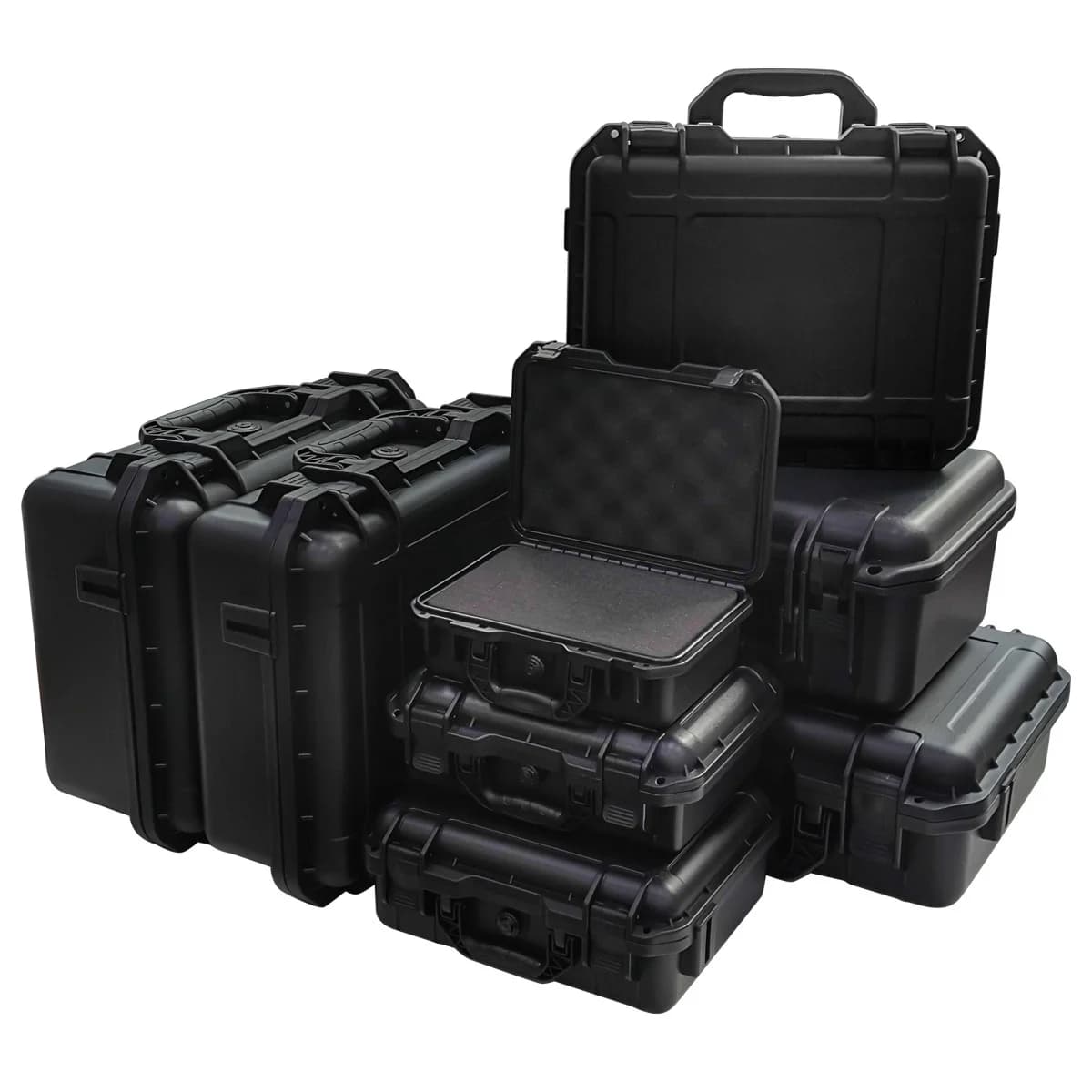 Heavy-Duty Shockproof Tool Box with Pre-Cut Sponge