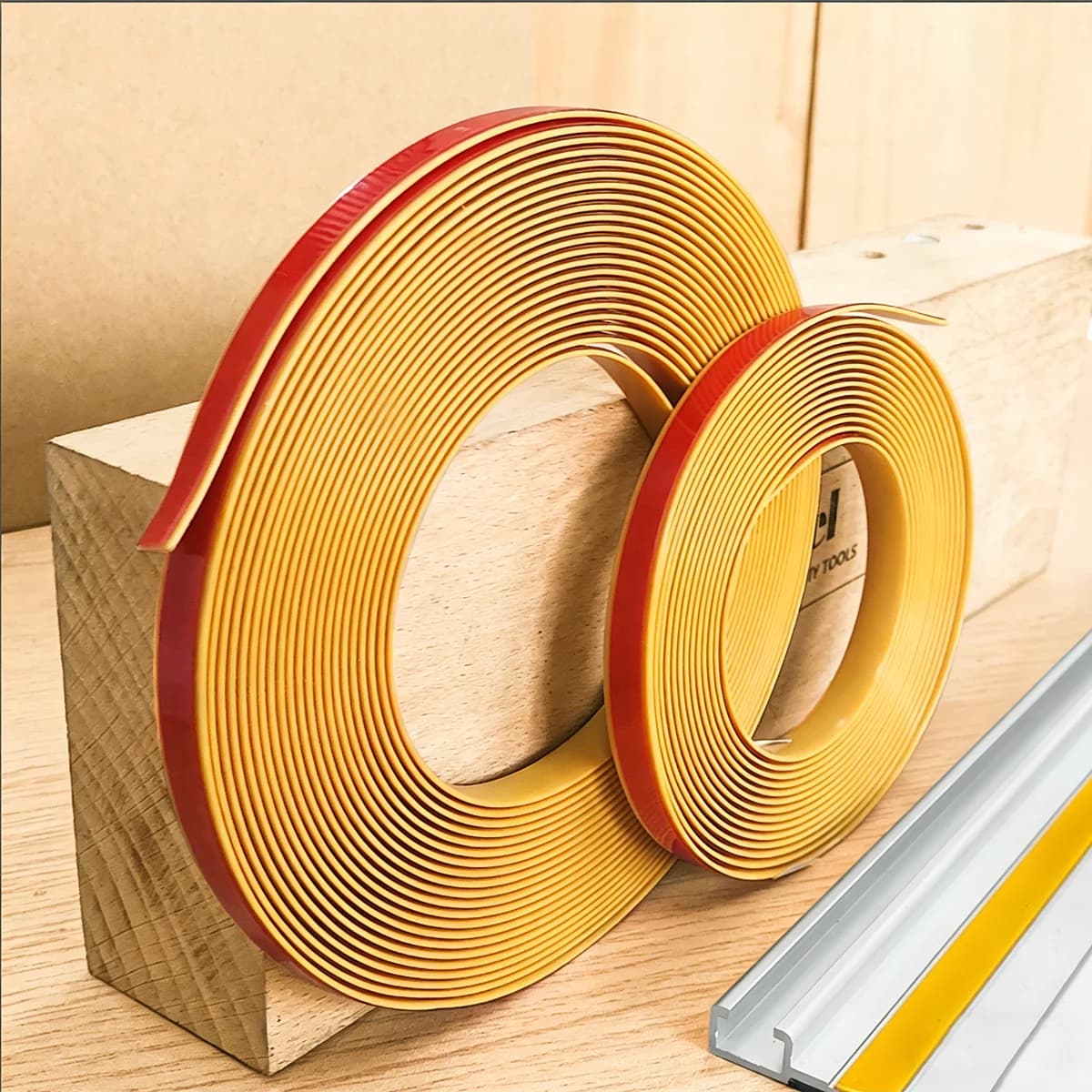 10mm Wide Clear Splinter Guard Strip, 4/8m Roll