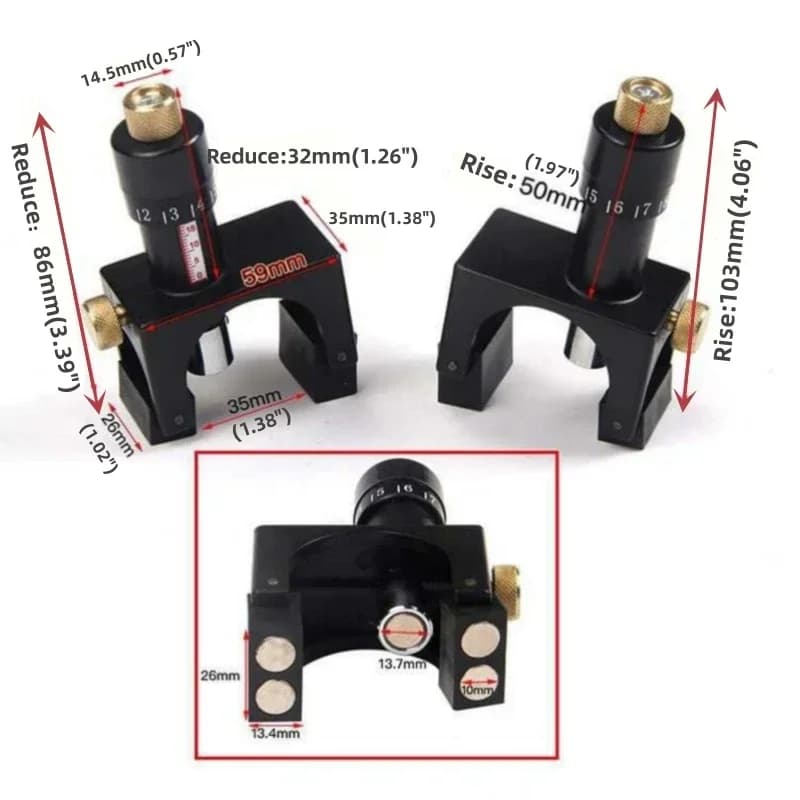 Magnetic Planer Blade Setting and Height Jig