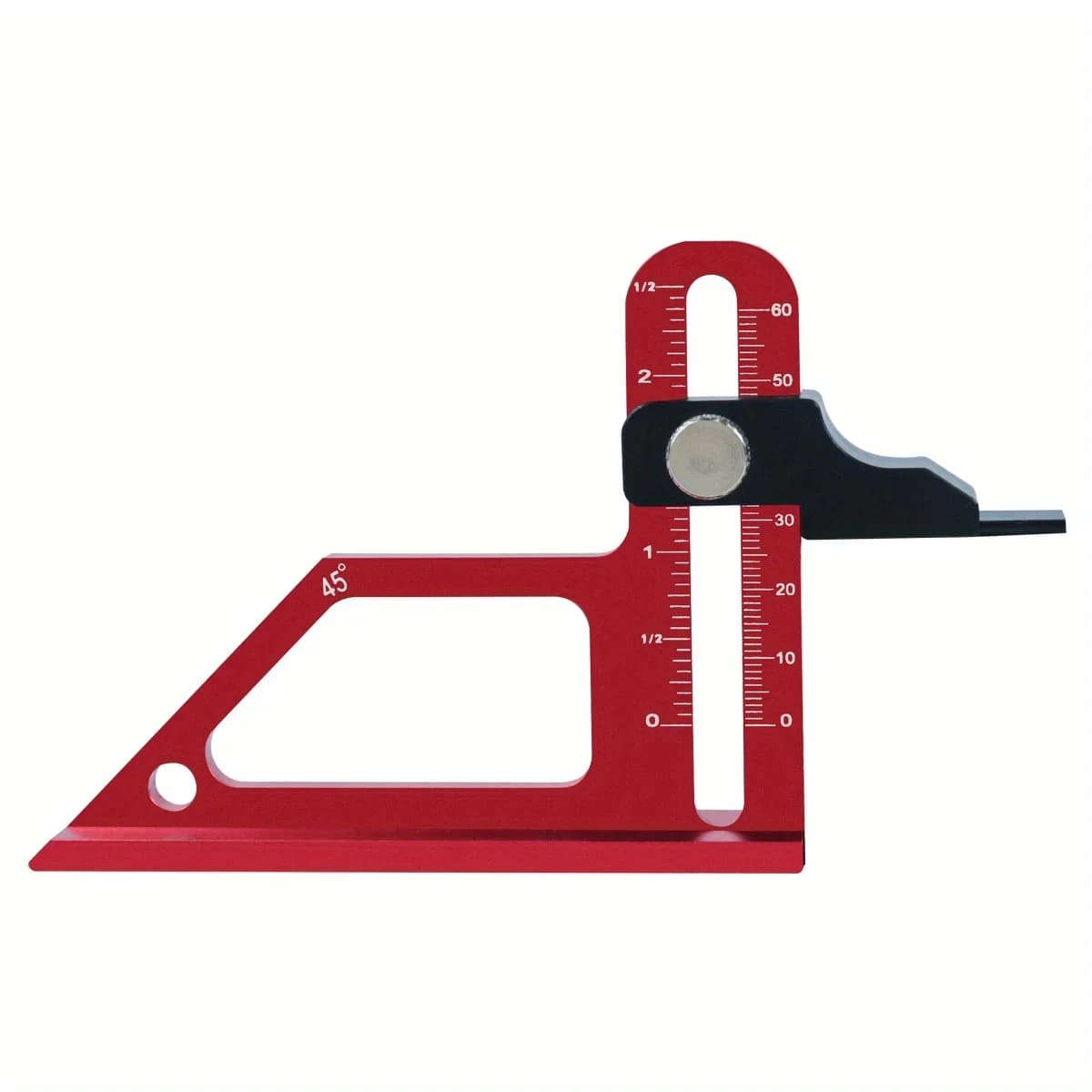 Adjustable Table Saw Depth Gauge with Metric and Inch