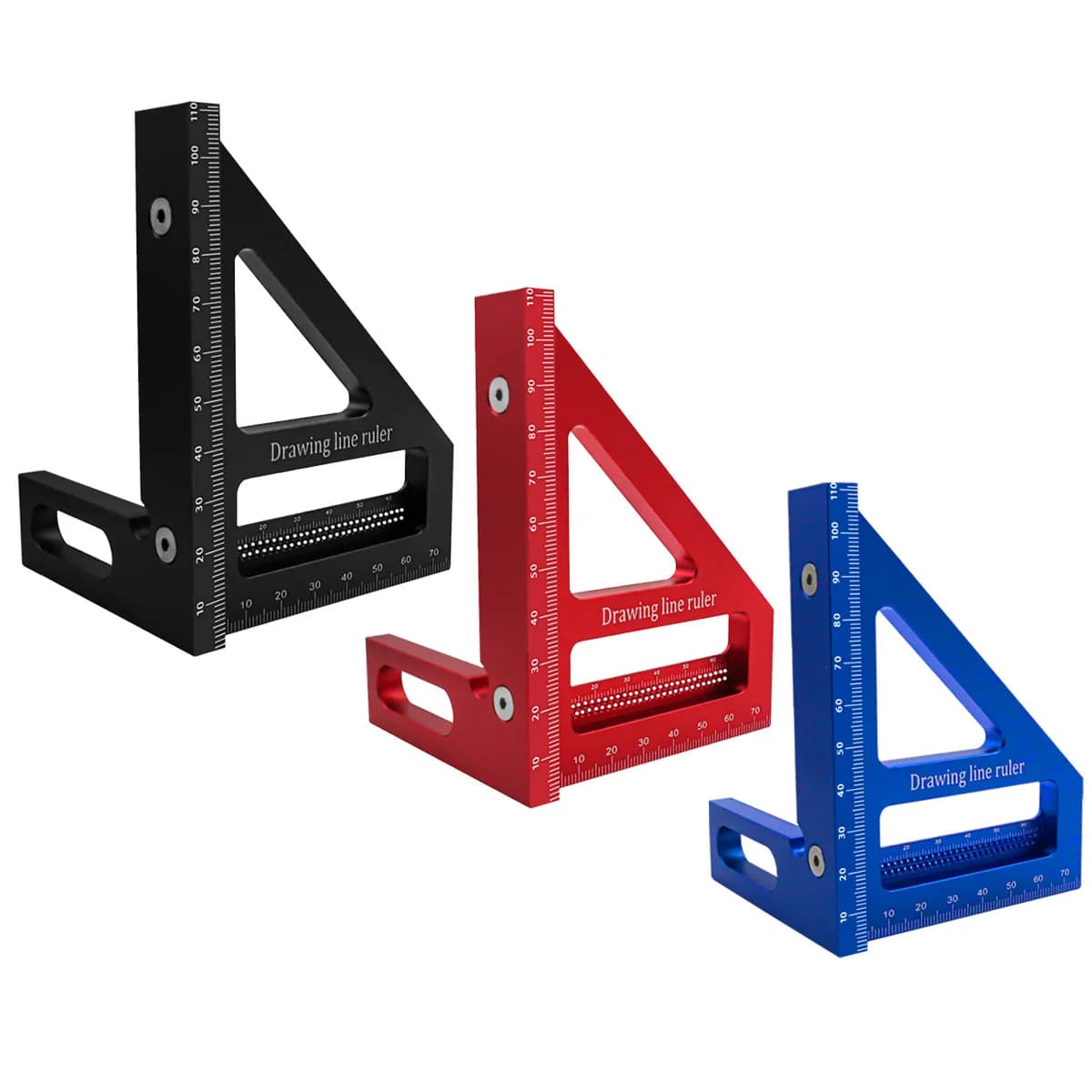 Aluminum Carpenter Square Miter Triangle Ruler