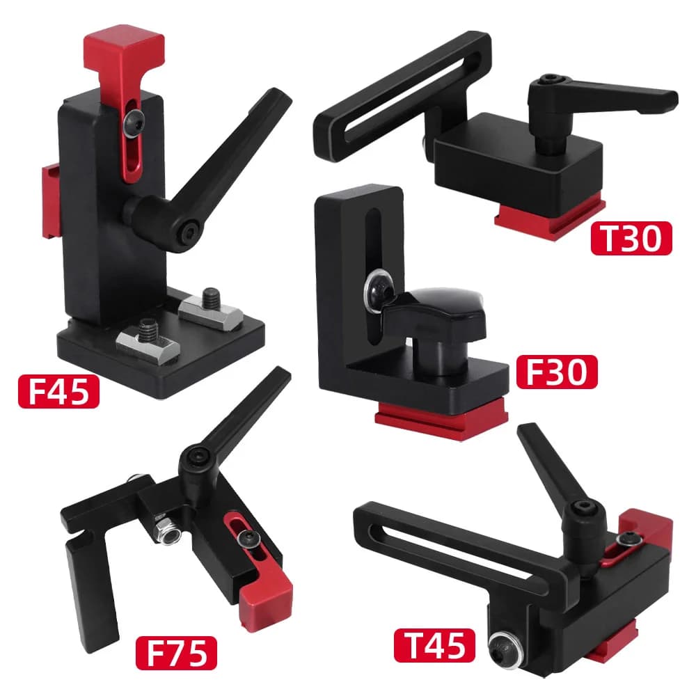 Aluminum Miter Track Flip Stop for Workbench T-Slots