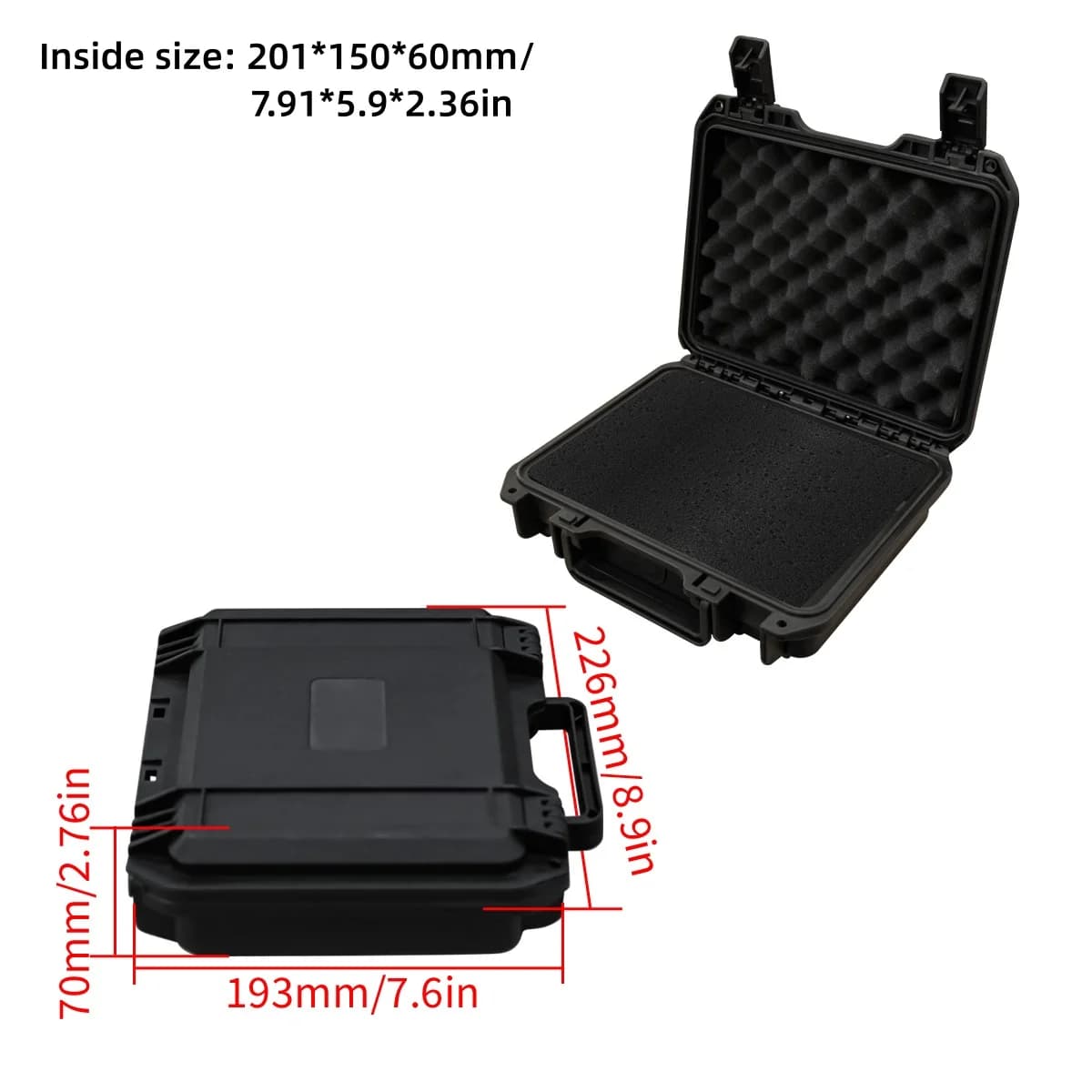 Waterproof Hard Case with Customizable Foam