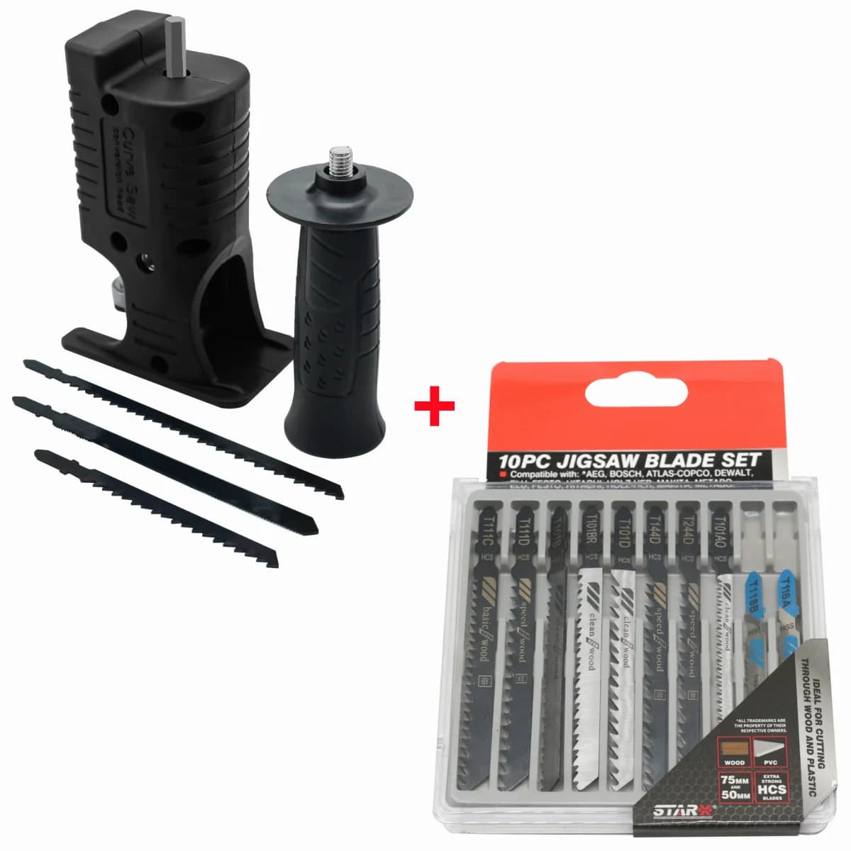 Portable Reciprocating Saw Adapter for Drills