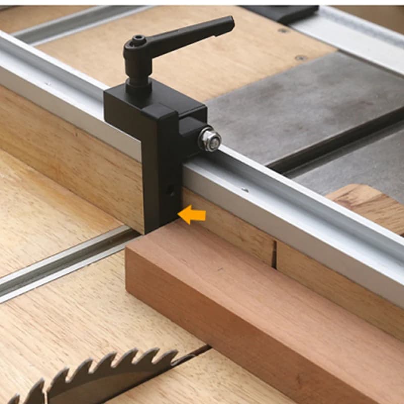 Aluminum T-Track Sliding Limiter Stop Block
