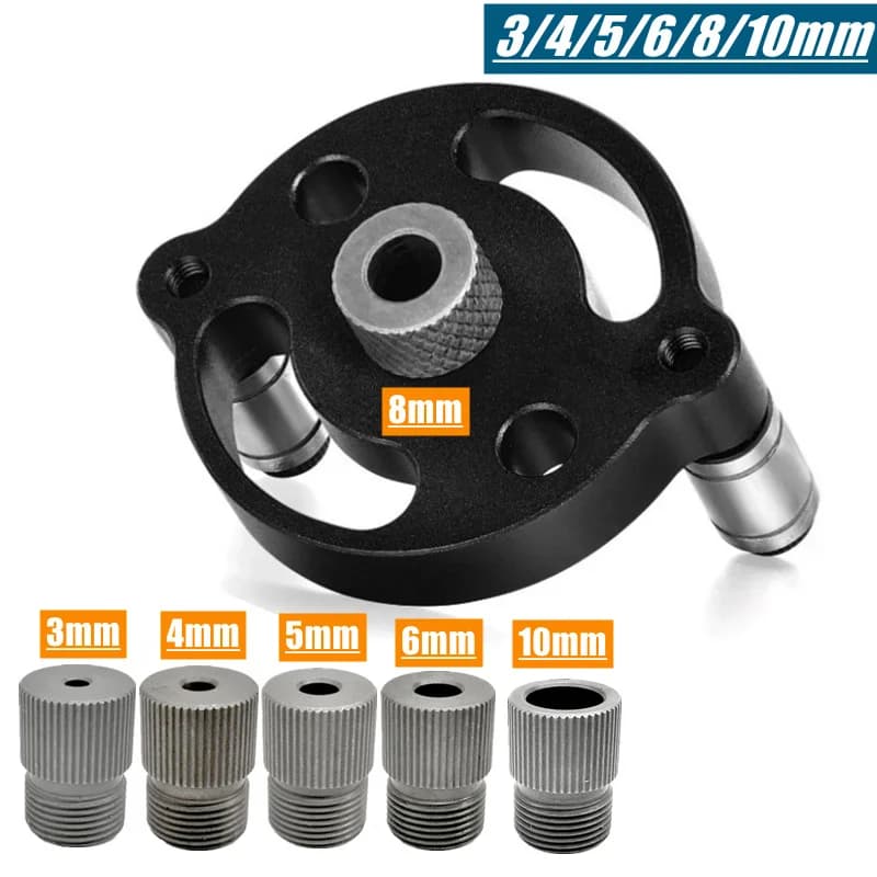 Upgraded 3-10mm Vertical Self-Centering Pocket Hole Jig
