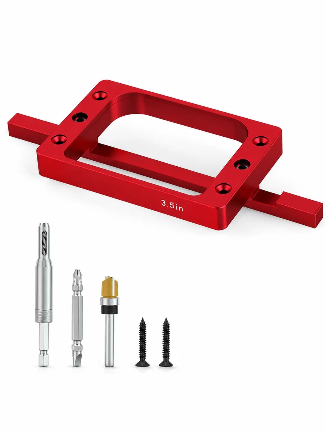3.5 Inch Aluminum Door Hinge Mortising Jig