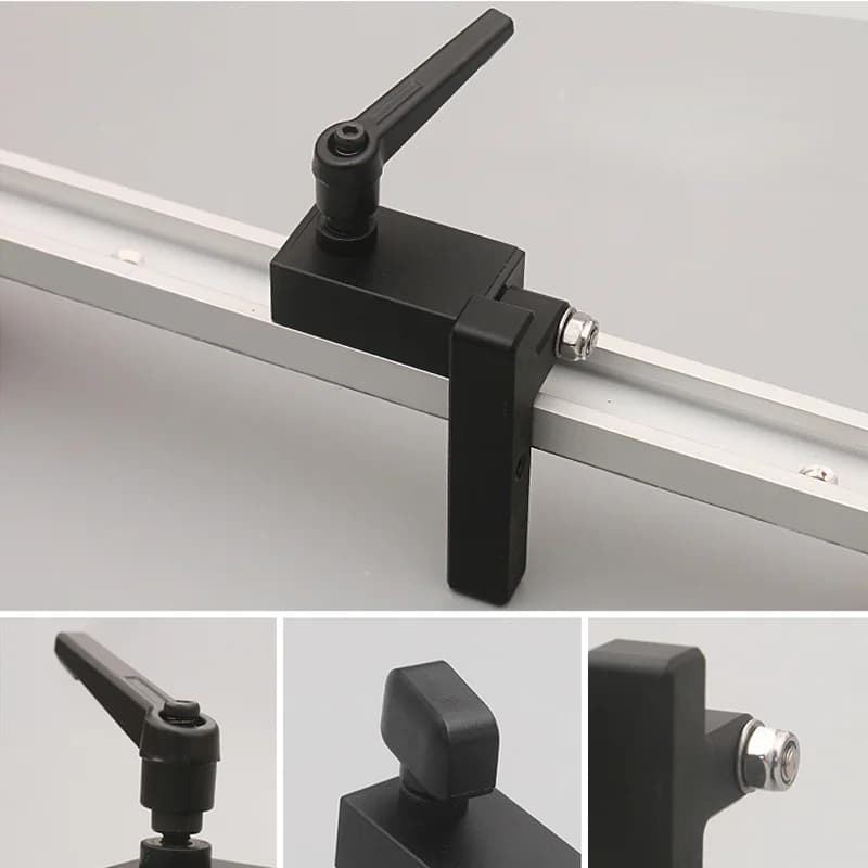 Aluminum T-Track Sliding Limiter Stop Block