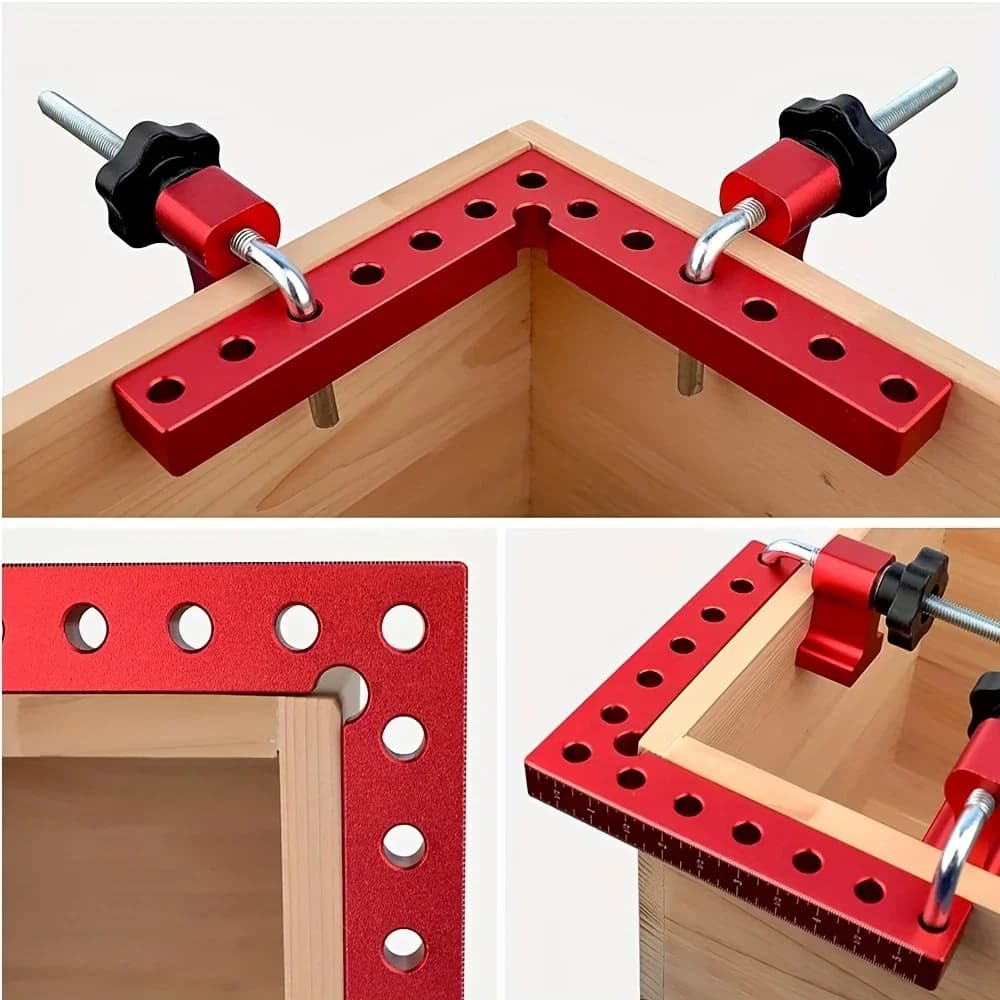 90 Degree L-Shaped Woodworking Clamping Clip, 120/140mm
