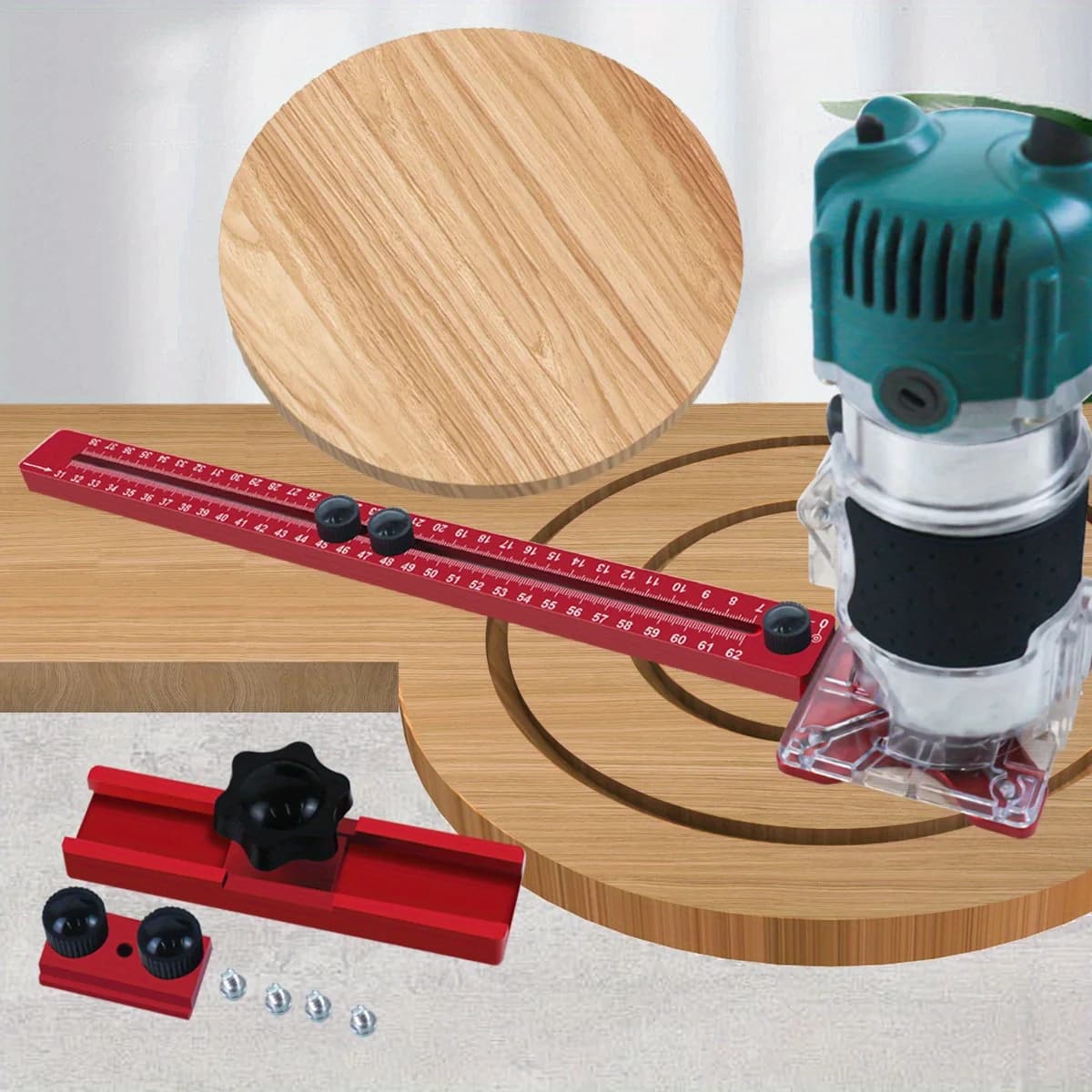 4-in-1 Aluminum Router Milling and Circle Cutting Jig