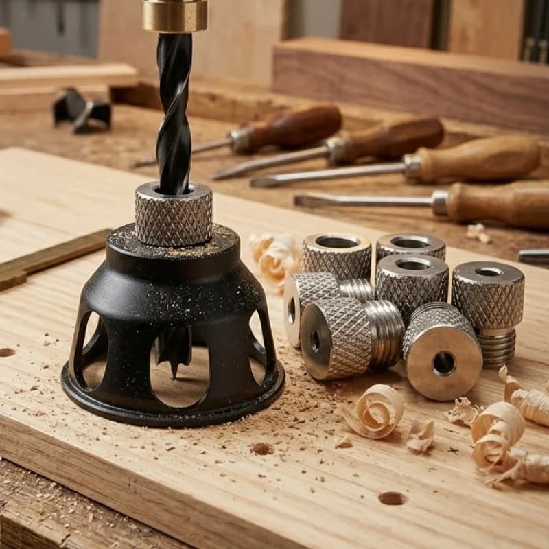 Aluminum Vertical Drill Guide Jig Kit 3-10mm
