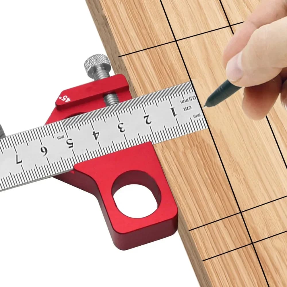 Steel Ruler Positioning Block 45/60/90 Degree