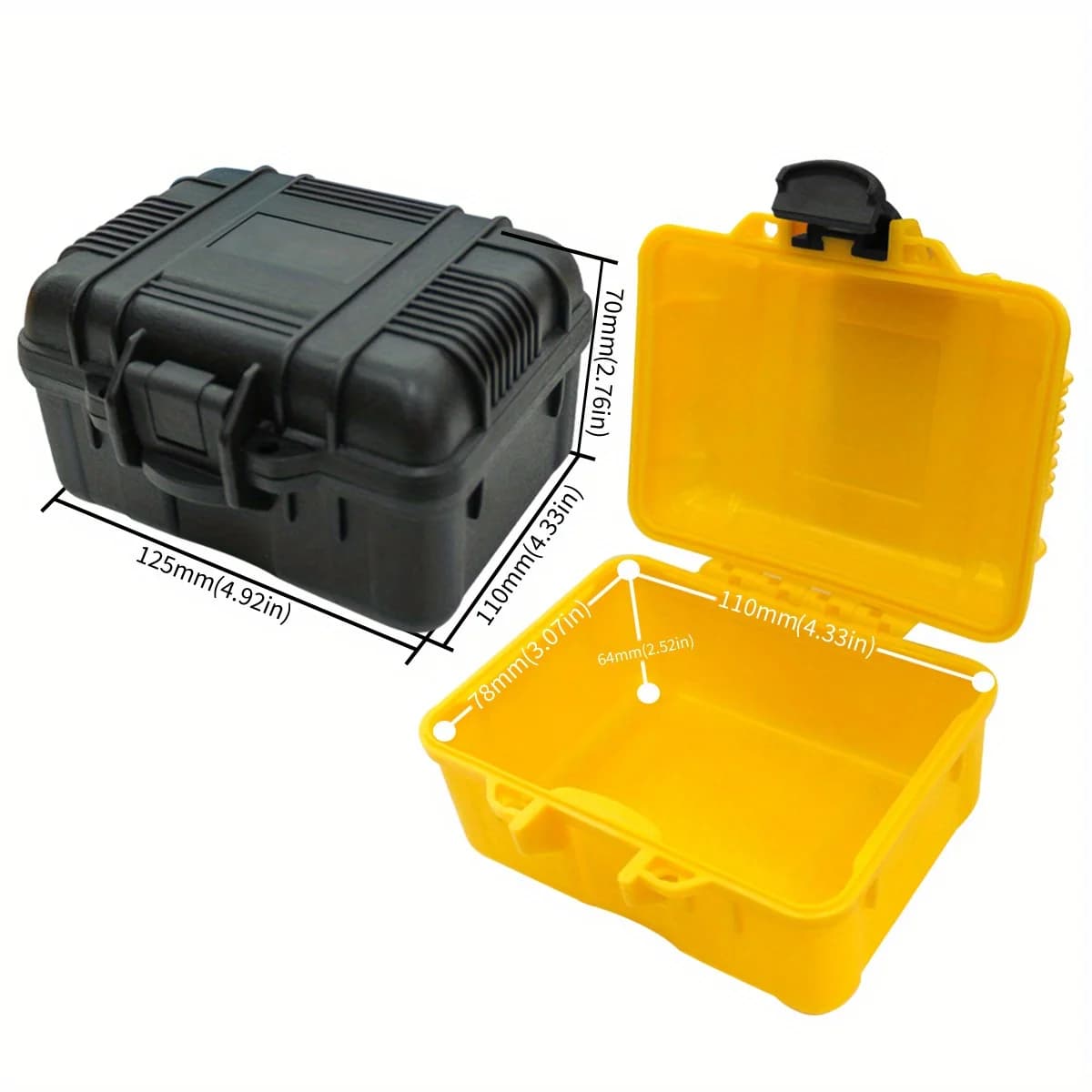 Durable Plastic Watch Storage and Organizer Box