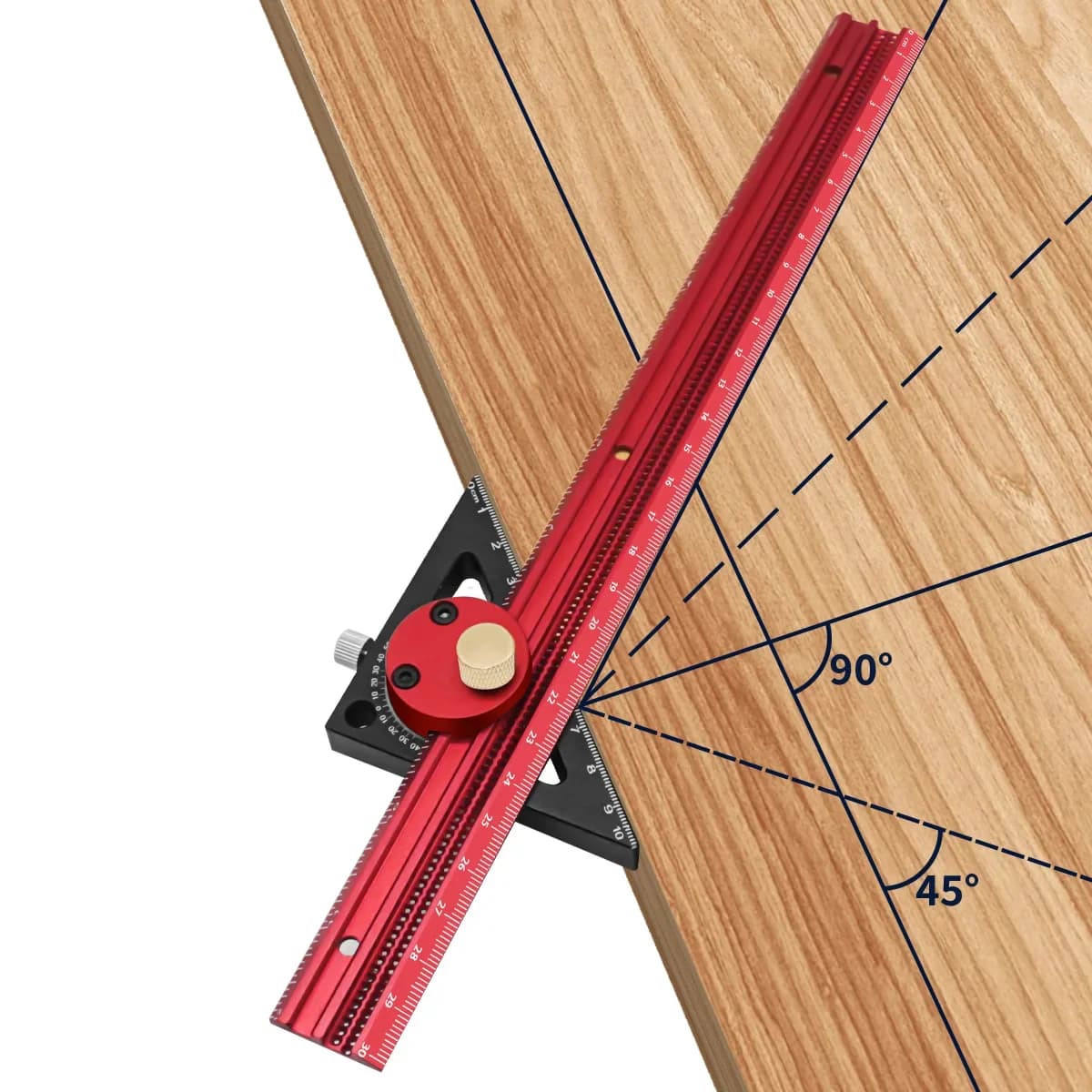 T-Type 360 Degree Combination Carpenter Ruler