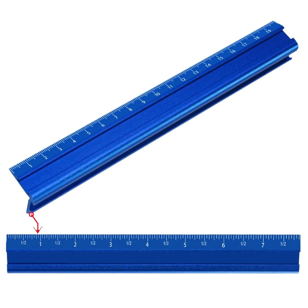 Precision Metric and Imperial V-Ruler Scribe