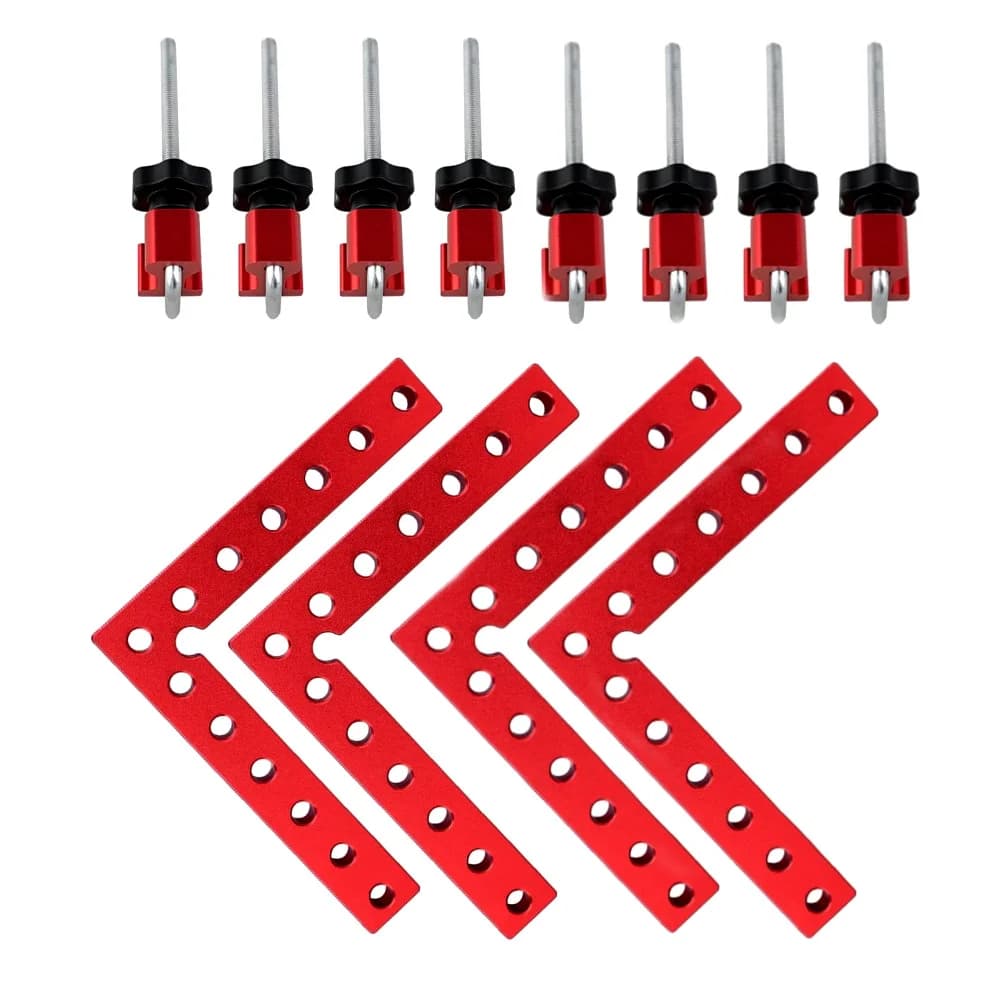 4-Pack 90 Degree Aluminum L-Type Corner Clamps