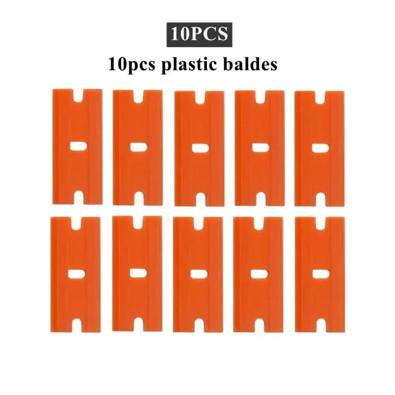 Plastic Razor Scraper with Blades for Glass