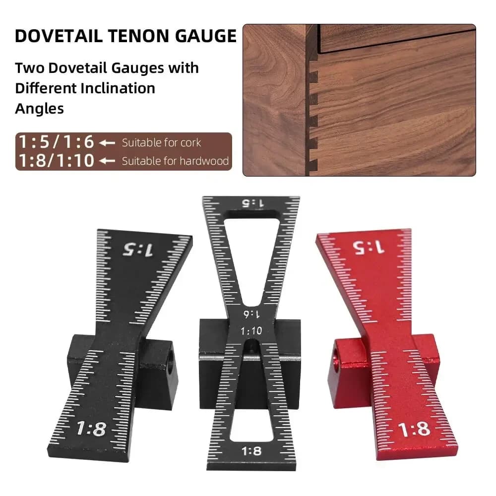 Aluminum Dovetail Marking Template Guide