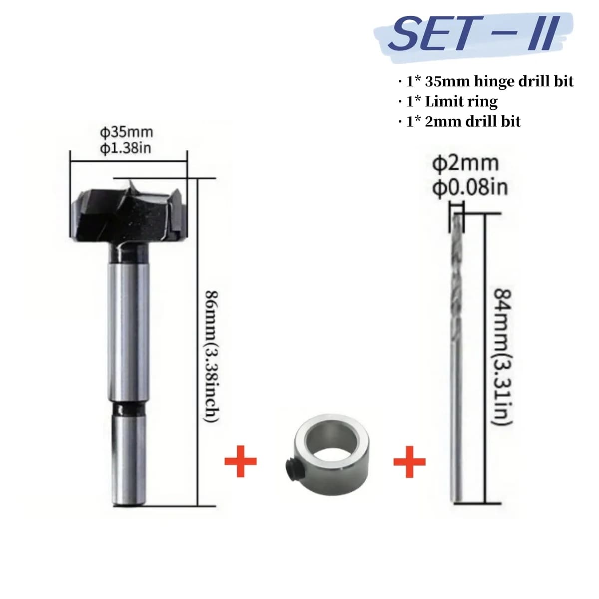 35mm Concealed Hinge Boring Jig and Drilling Guide Kit