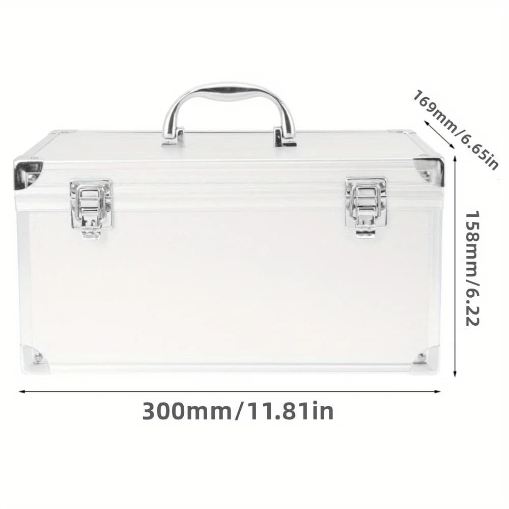 Portable Aluminum Hard Shell Tool Storage Case