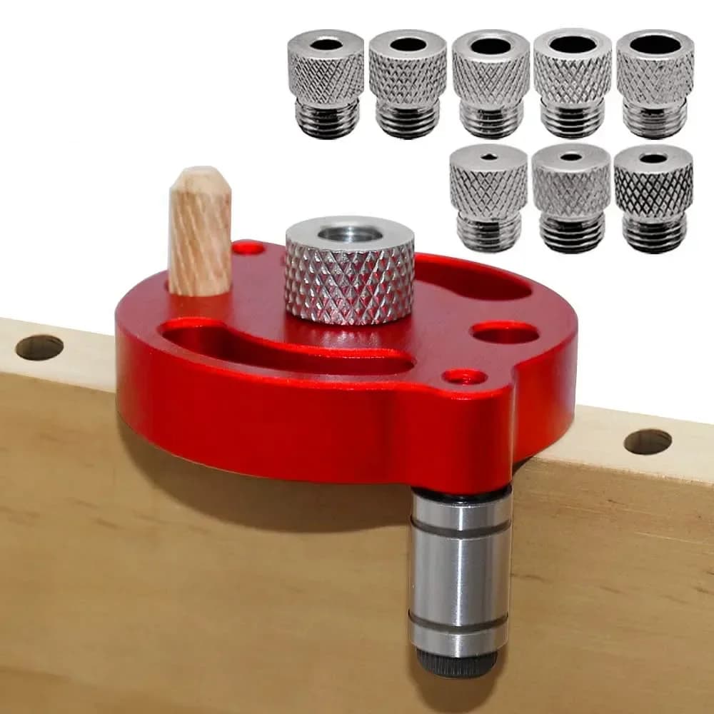 Upgraded 3-10mm Vertical Self-Centering Pocket Hole Jig